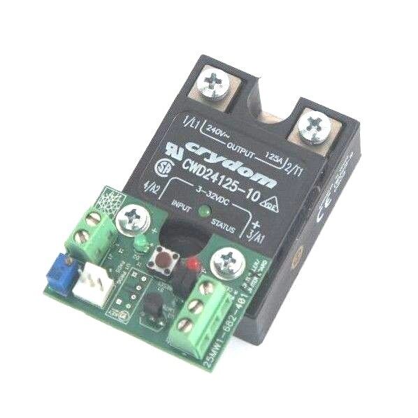 CRYDOM CWD24125-10 RELAY W/ ECD 25MW1-682-401 BOARD CWD2412510