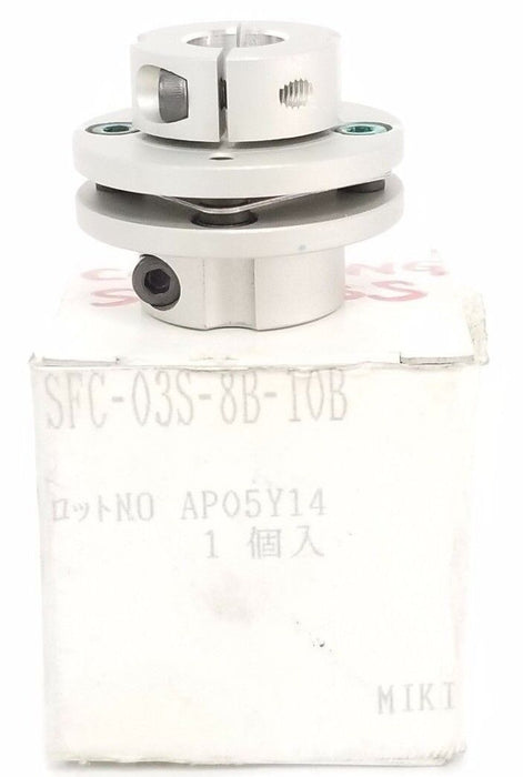 NIB MIKI PULLEY CO. SFC-03S-8B-10B COUPLING SFC03S8B10B, AP05Y14