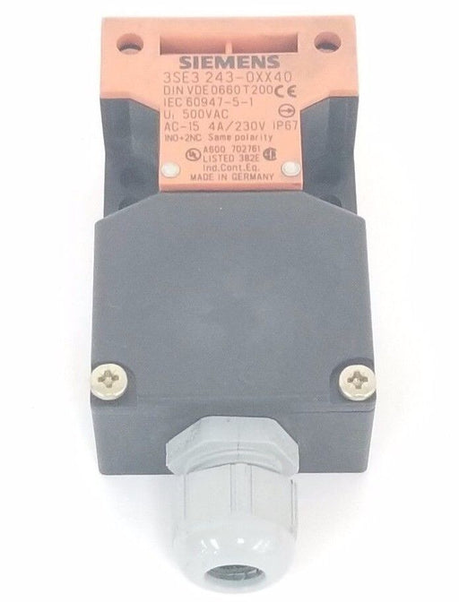 SIEMENS 3SE3-243-0XX40 LIMIT SWITCH 3SE32430XX40, 4A/230V