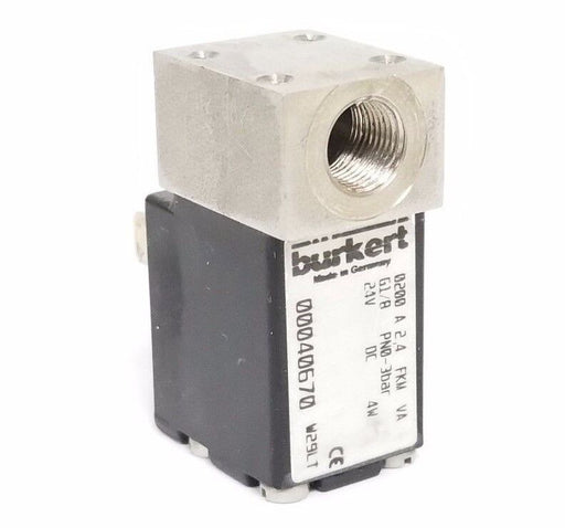 NEW BURKERT 00040670 SOLENOID VALVE 2/2-WAY 24V 4WATT