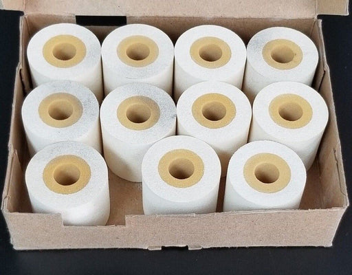 BOX OF 11 NEW MARKEM 930 WHITE 32MM INK ROLLS MODELS: 997A/9880