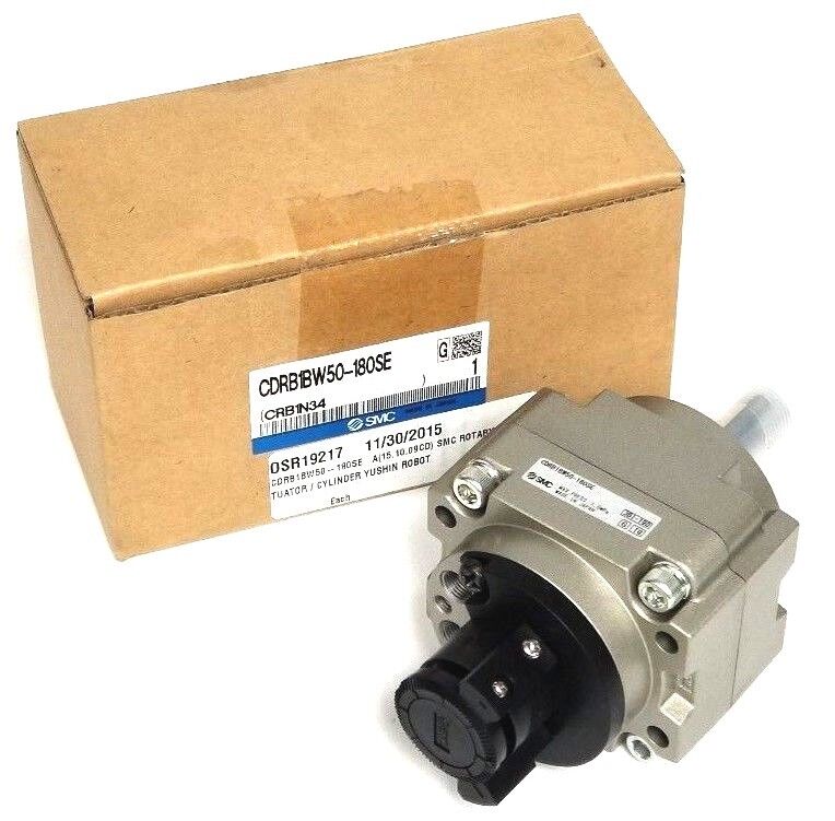 NIB SMC CDRB1BW50-180SE MINI VANE ROTARY ACTUATOR CDRB1BW50180SE