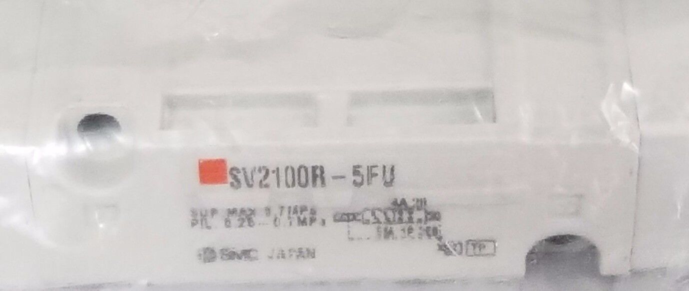NEW SMC SV2100R-5FU SOLENOID VALVE SV2100R5FU, 24VDC