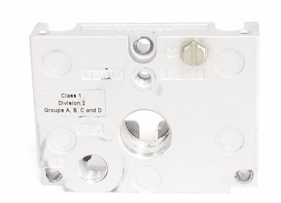 FESTO 351867 ALUMINUM END PLATE