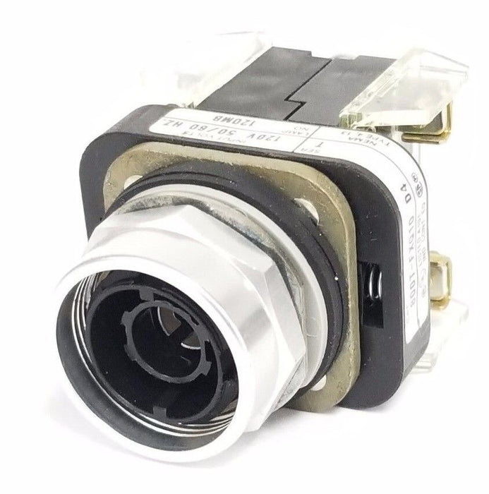 NIB ALLEN BRADLEY 800T-FXJQ24RD4, 2-POS. PUSHBUTTON 24V, SER. T (NO CAP)