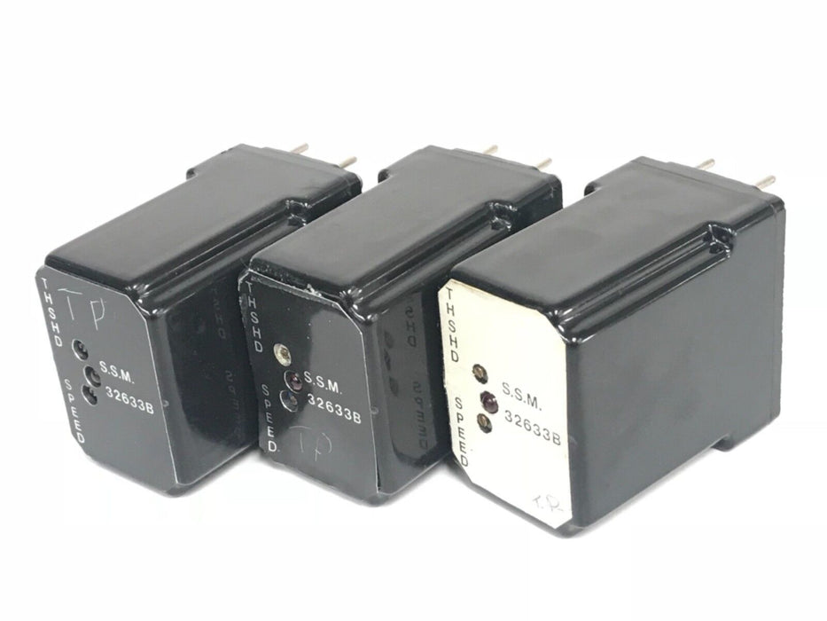 LOT OF 3 THSHD SPEED RELAYS S.S.M. 32633B