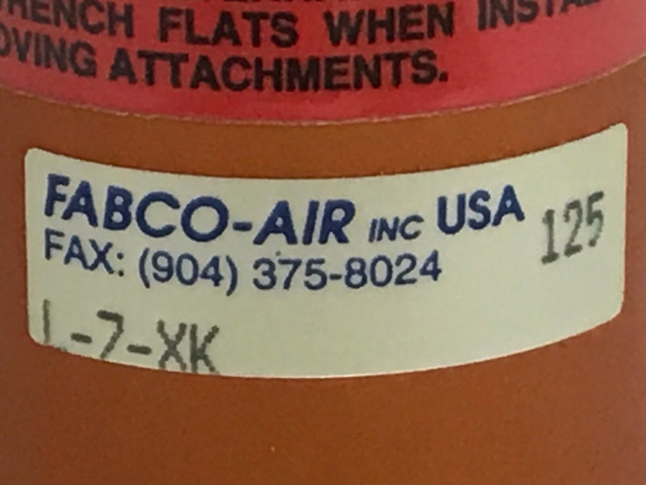NEW FABCO-AIR I-7-XK PANCAKE CYLINDER 3/4" BORE