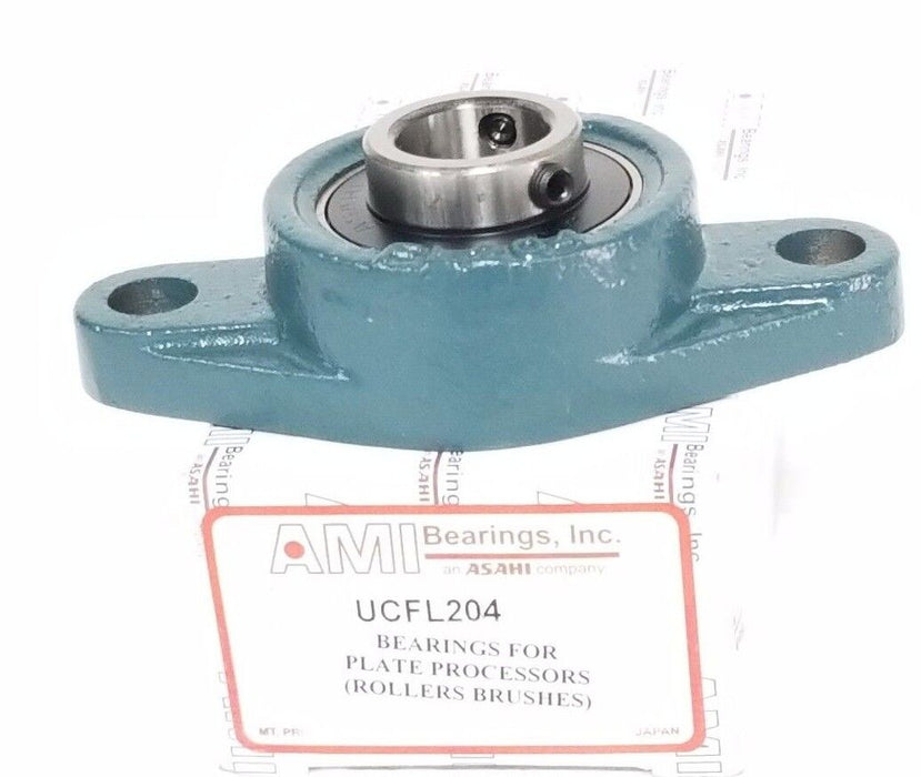 NIB AMI BEARINGS INC UCFL204 BEARING FLANGE MOUNT 204X1.5INCH PLATE MAKING