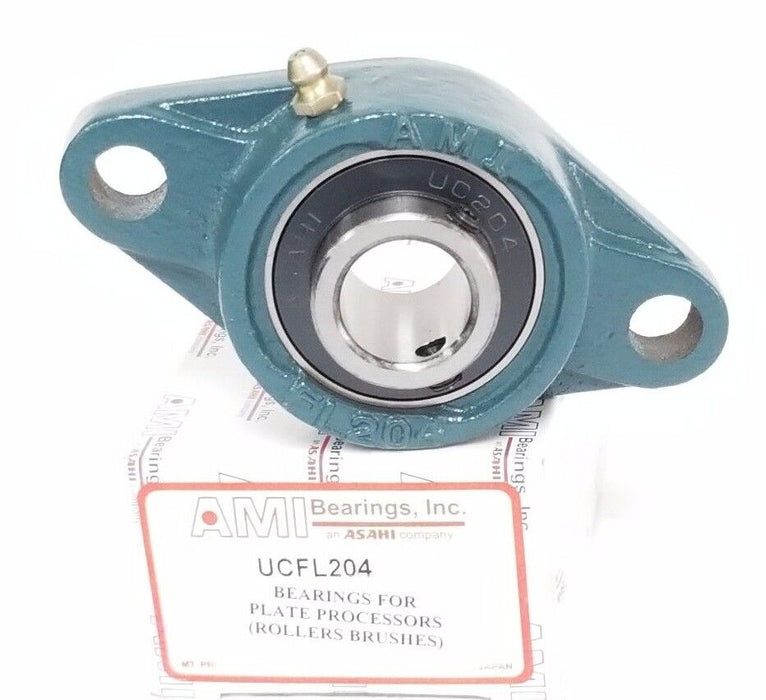 NIB AMI BEARINGS INC UCFL204 BEARING FLANGE MOUNT 204X1.5INCH PLATE MAKING