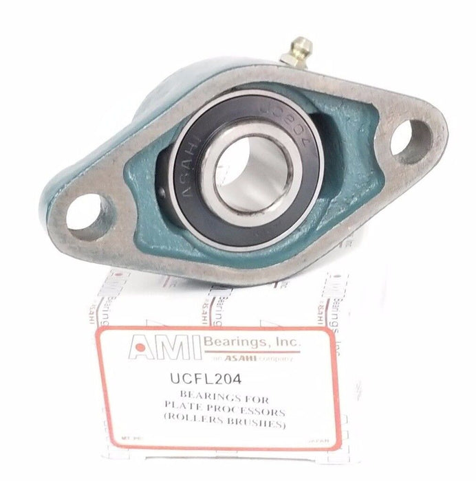 NIB AMI BEARINGS INC UCFL204 BEARING FLANGE MOUNT 204X1.5INCH PLATE MAKING