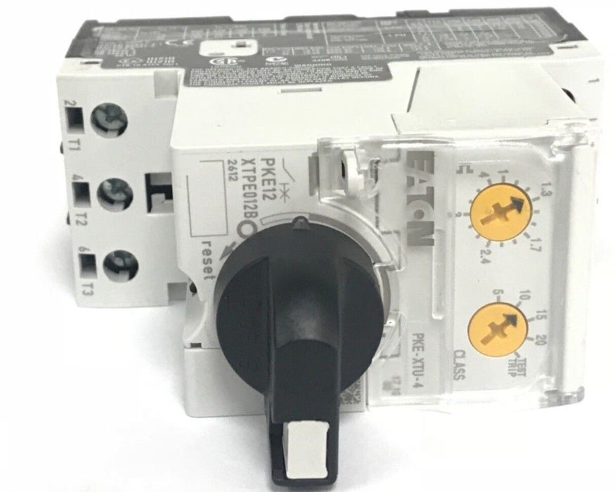 EATON PKE12-XTP012B CIRCUIT BREAKER W/ PKE-XTU-4 TRIP UNIT