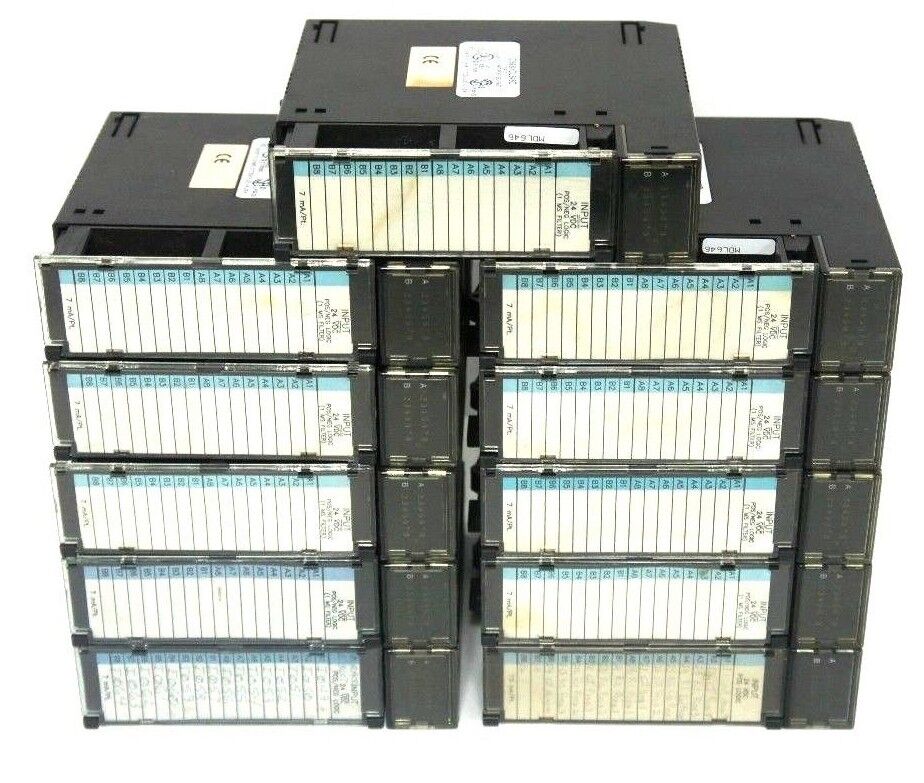 LOT OF 11 GE FANUC IC693MDL646C INPUT MODULES 24VDC 16PT POS/NEG FAST