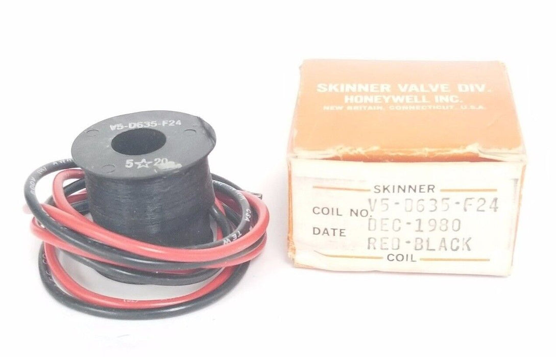 NIB SKINNER V5-D635-F24 SOLENOID COIL V5D635F24