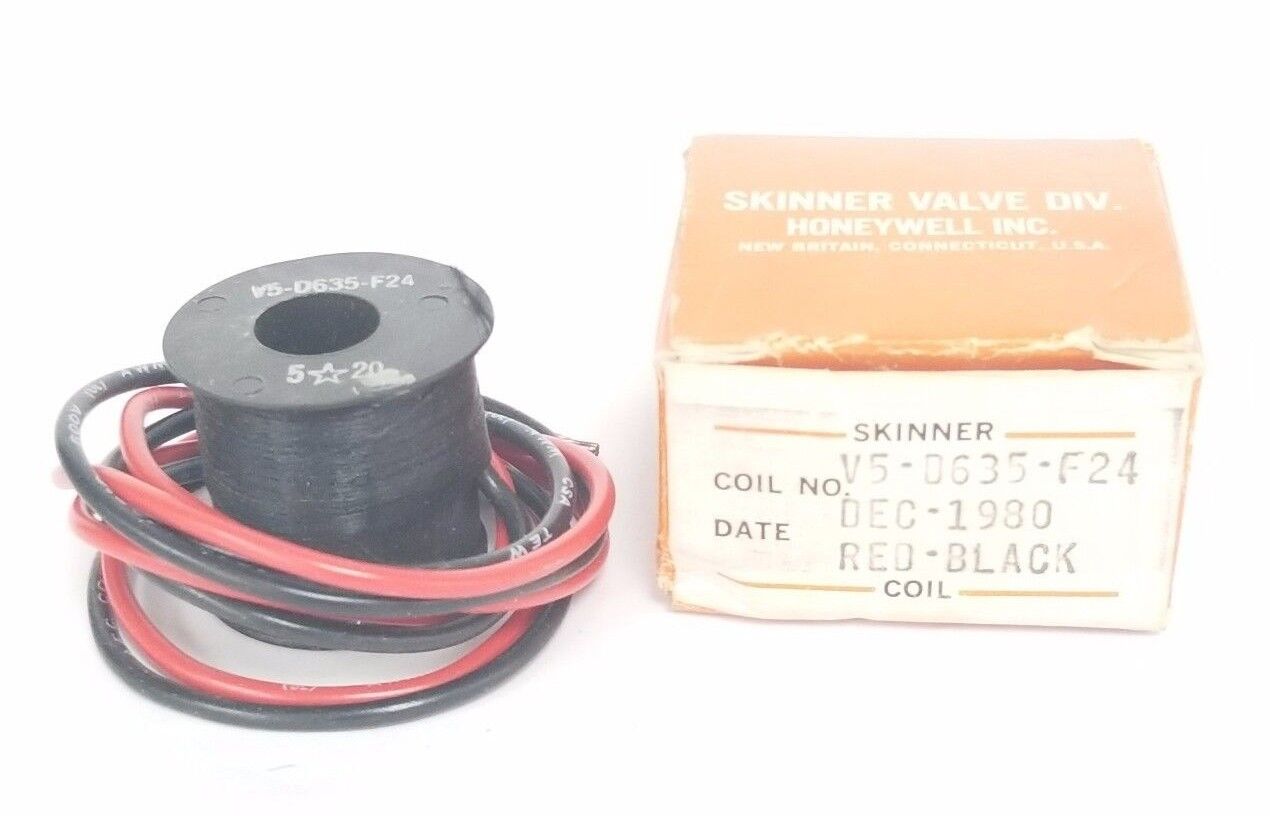 NIB SKINNER V5-D635-F24 SOLENOID COIL V5D635F24