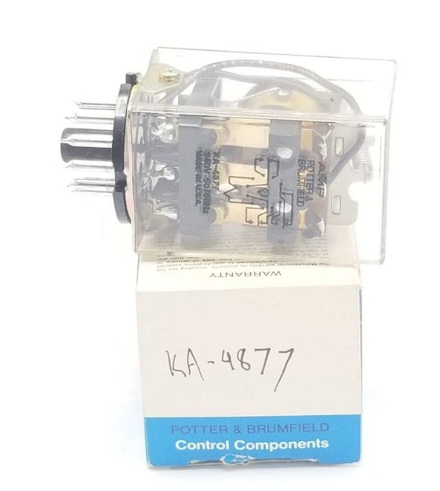 NIB AMF POTTER & BRUMFIELD KA-4877 RELAY 240V, 50/60HZ