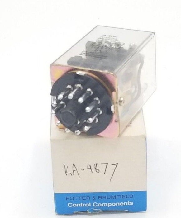 NIB AMF POTTER & BRUMFIELD KA-4877 RELAY 240V, 50/60HZ
