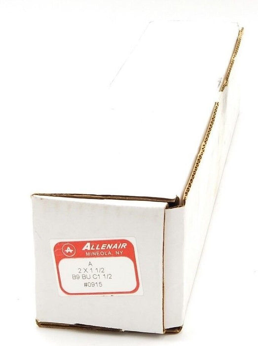 NIB ALLENAIR A 2 X 1 1/2 B9 BU C1 1/2 #0915 PNEUMATIC CYLINDER