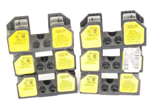 LOT OF 6 BUSSMANN H25030-1PR FUSE HOLDERS H250301PR