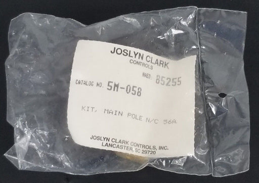 NEW JOSLYN CLARK CONTROLS 5M-058 CONTACT KIT, MAIN POLE N/C 56A, 85255, 5M058