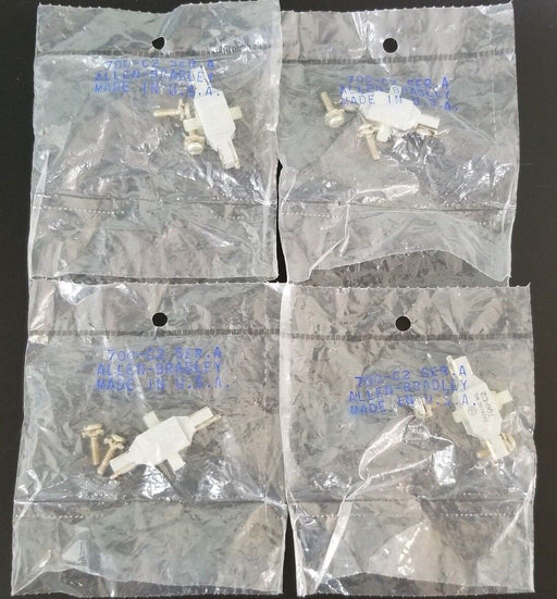 LOT OF 4 NEW ALLEN BRADLEY 700-C2 SER. A, FRONT DECK CONTACT CARTRIDGES 700C2