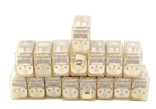 LOT OF 17 AMF R10-E2441-1 RELAYS 115VAC, A34257-08, R10E24411