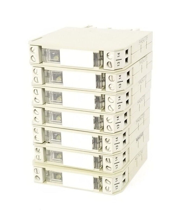 LOT OF 7 LUTZE RE4-0716 RELAYS 115V INPUT, 730716, RE40716