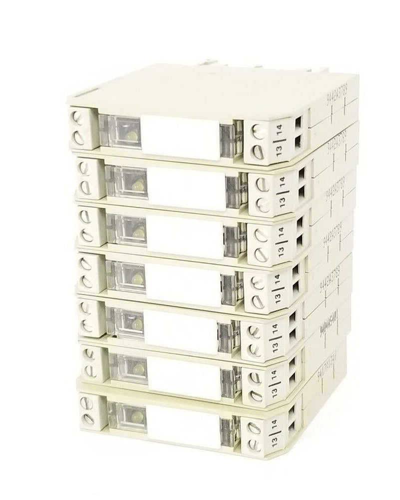 LOT OF 7 LUTZE RE4-0716 RELAYS 115V INPUT, 730716, RE40716