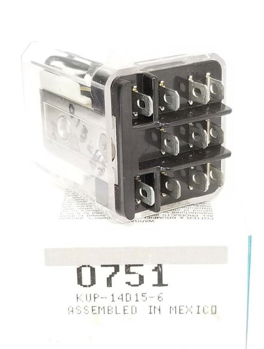 NIB POTTER & BRUMFIELD KUP-14D15-6 RELAY KUP14D156