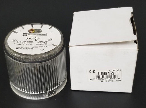 NIB TELEMECANIQUE XVAC371 CLEAR STACK LIGHT COVER XVAL/C3, 19514