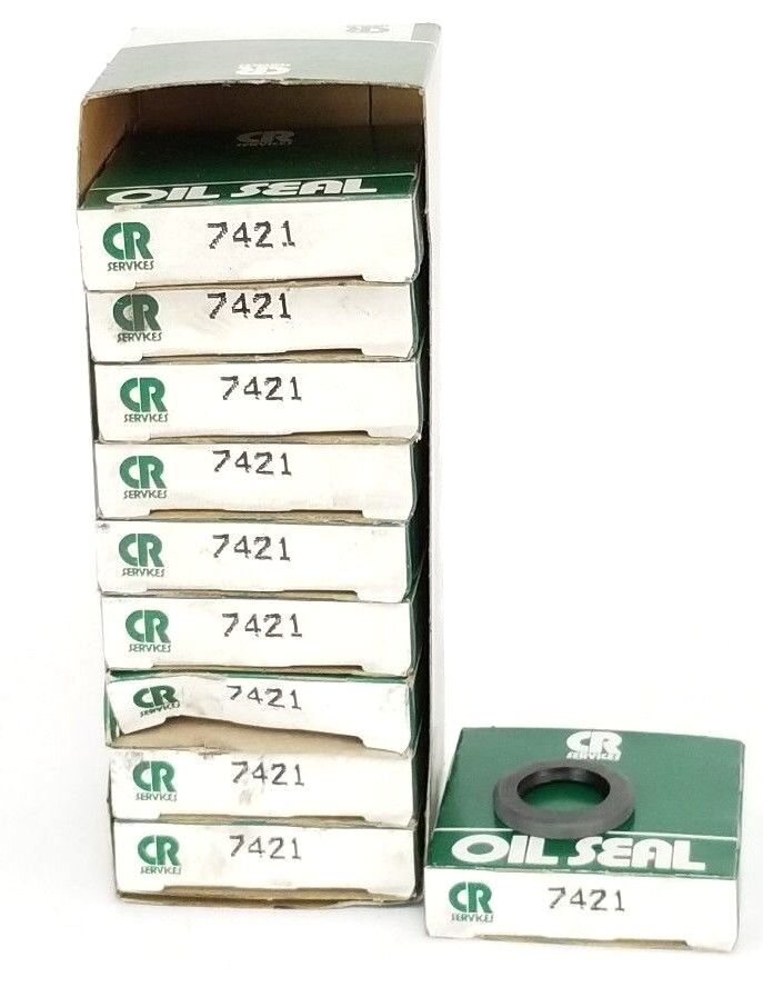 LOT OF 10 NIB CHICAGO RAWHIDE 7421 OIL SEALS