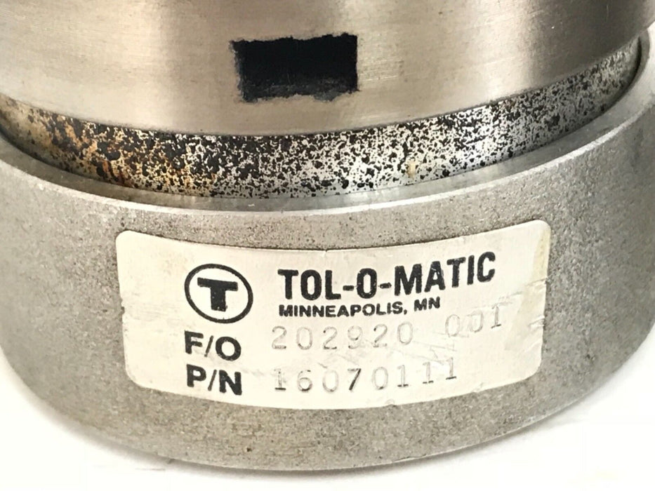 LOT OF 2 TOL-O-MATIC 16070111 ROLLER BEARING ASSY. W/ MARTIN 35A25 SPROCKET