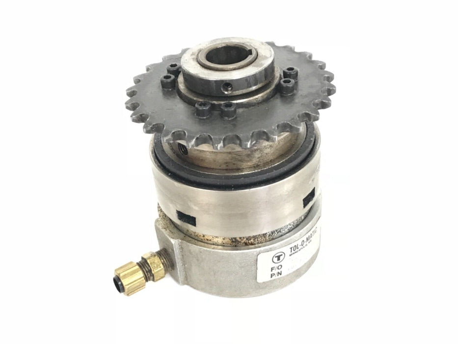 LOT OF 2 TOL-O-MATIC 16070111 ROLLER BEARING ASSY. W/ MARTIN 35A25 SPROCKET