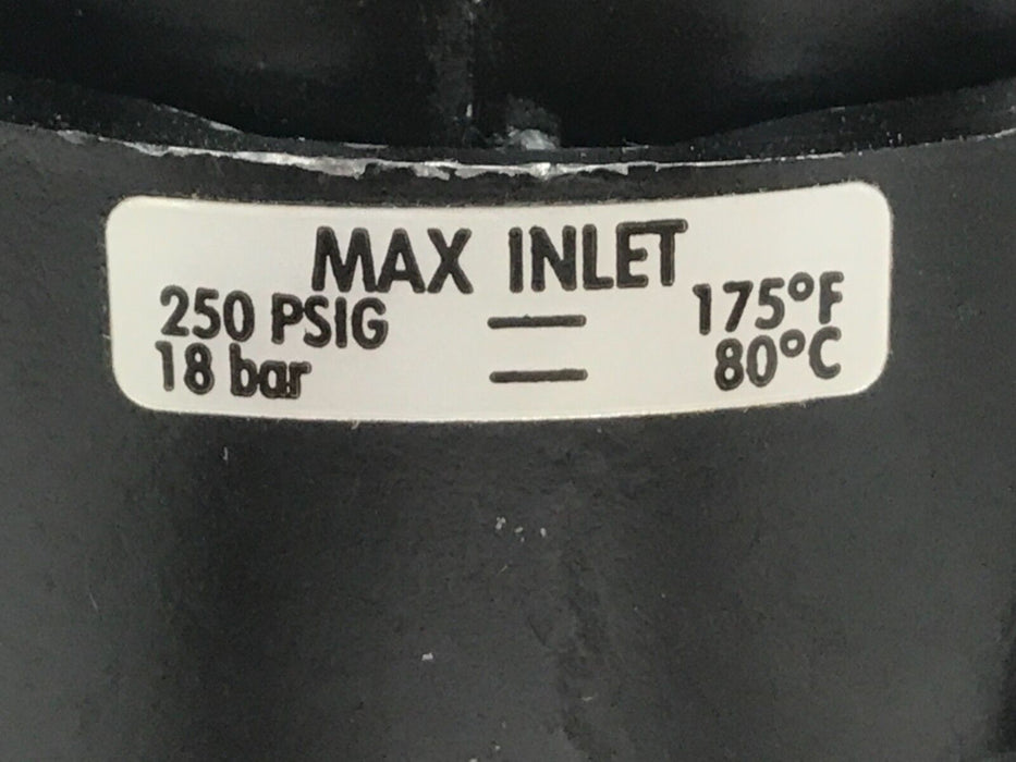 PARKER PNEUMATIC REGULATOR 08RT15AB, MAX INLET 250 PSIG TO 175 DEG. F., 18 BAR