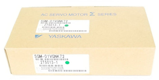 NIB YASKAWA SGM-01VGNK72 SERVO MOTOR 0.87A 200V 100W