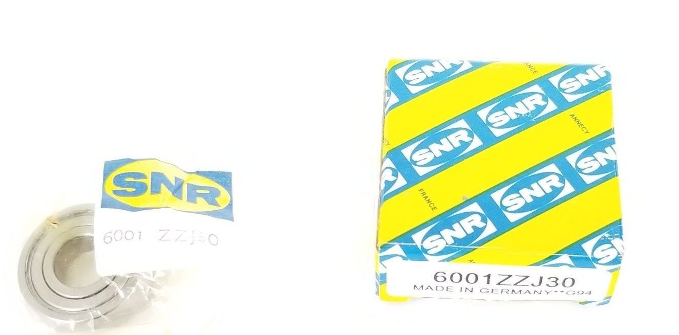 NIB SNR 6001-ZZJ30 BALL BEARING 6001ZZJ30