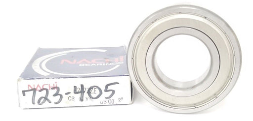 NIB NACHI 6207ZZE C3 BALL BEARING, 6207ZEC3, 6207ZZE, 35 x 72 x 17 MM
