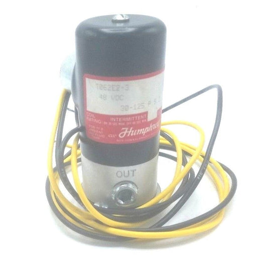 HUMPHREY T062E2-3 DOUBLE SOLENOID VALVE 2-3 WAY, 48VDC, 1/16" NPT, T062E2