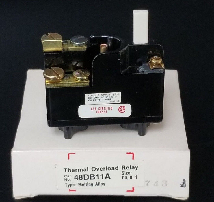 NIB FURNAS 48DB11A THERMAL OVERLOAD RELAY