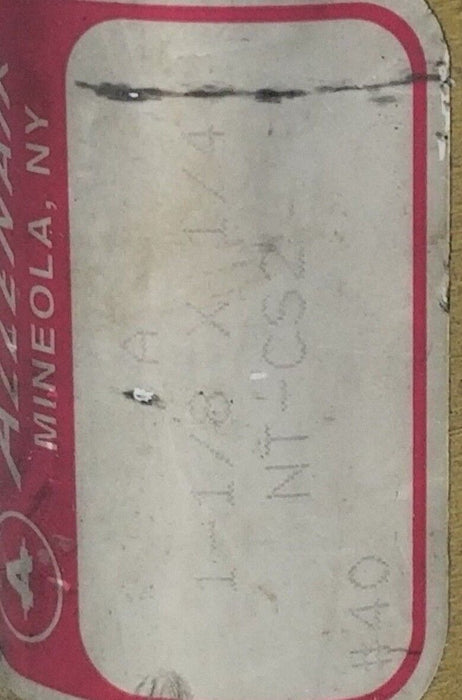 ALLENAIR A 1-1/8 X 1/4 NT-CS2 #40 PNEUMATIC CYLINDER