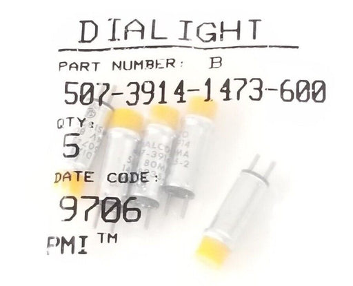 BAG OF 5 NEW DAILIGHT 507-3914-1473-600 INDICATOR LAMPS 50739141473600