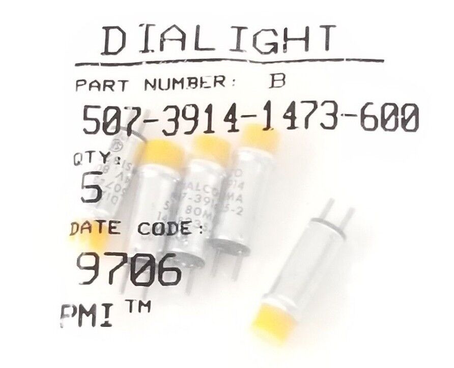 BAG OF 5 NEW DAILIGHT 507-3914-1473-600 INDICATOR LAMPS 50739141473600