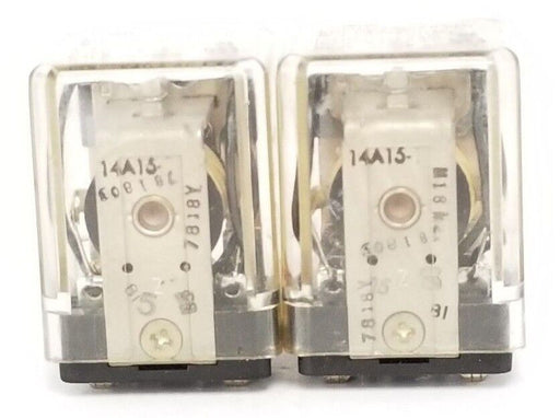 LOT OF 2 AMF POTTER & BRUMFIELD KUP14A15 24V RELAYS KUP14A15-24