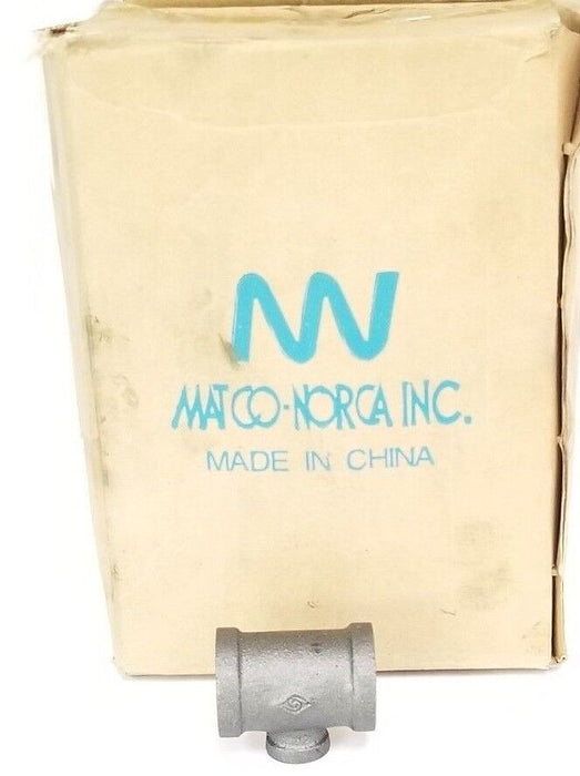 BOX OF 25 NEW MATCO-NORCA 3/4" X 1/4" ADAPTER TEES