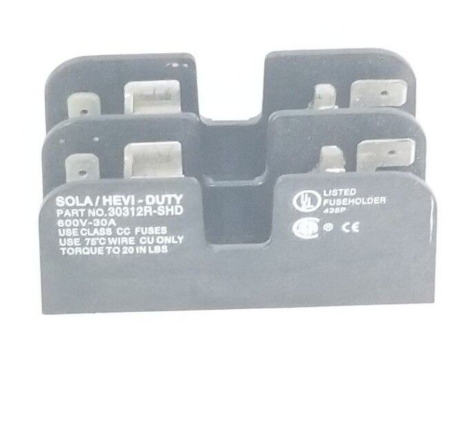 SOLA / HEVI-DUTY 30312R-SHD FUSE HOLDER 600V, 30A, 30312RSHD