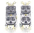 LOT OF 2 HUBBELL WC-956 PLUG RECEPTACLES 20A, 125V