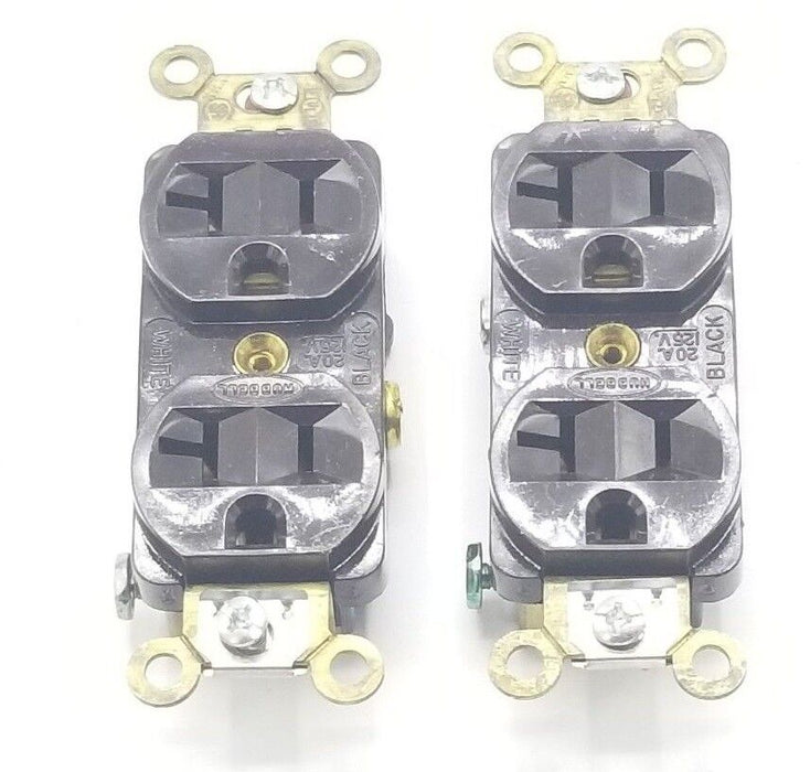LOT OF 2 HUBBELL WC-956 PLUG RECEPTACLES 20A, 125V