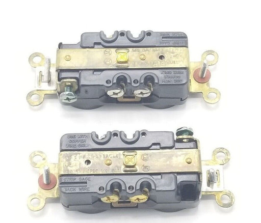LOT OF 2 HUBBELL WC-956 PLUG RECEPTACLES 20A, 125V