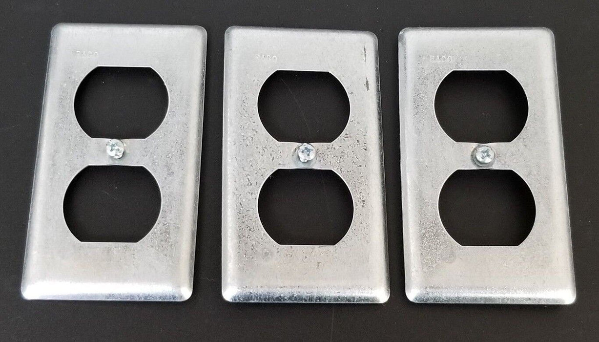 LOT OF 3 NEW RACO OUTLET COVERS
