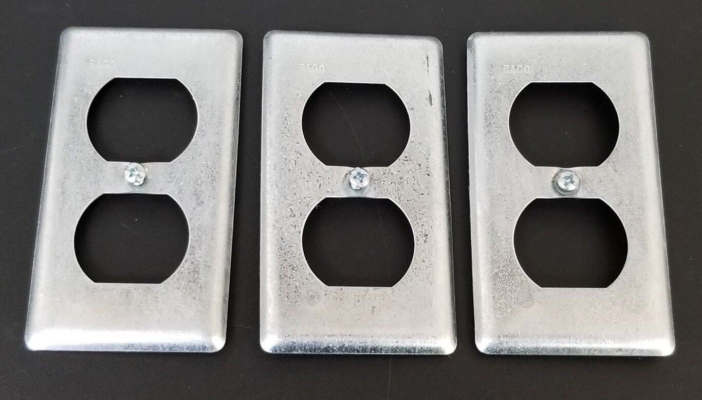 LOT OF 3 NEW RACO OUTLET COVERS