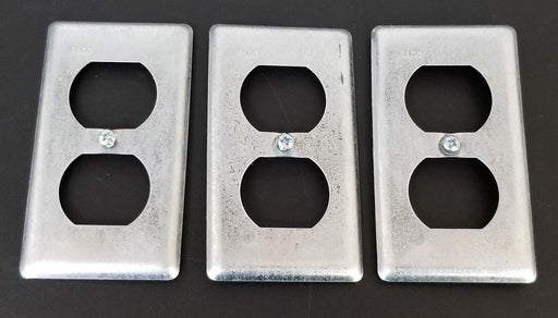 LOT OF 3 NEW RACO OUTLET COVERS